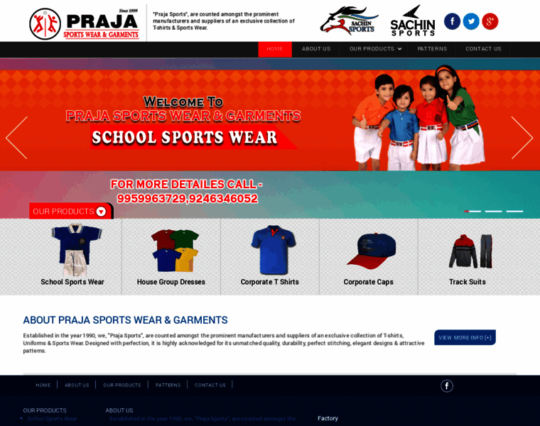 Prajasportswear.com thumbnail
