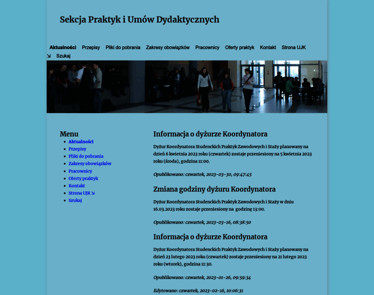 Praktyki.ujk.edu.pl thumbnail