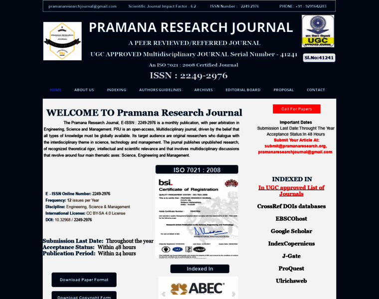 Pramanaresearch.org thumbnail