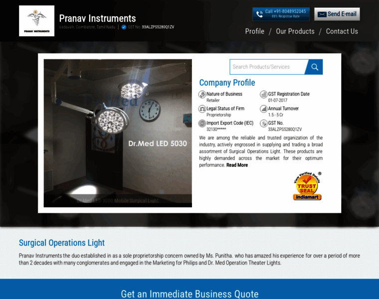 Pranavinstruments.com thumbnail Pranavinstruments.com thumbnail