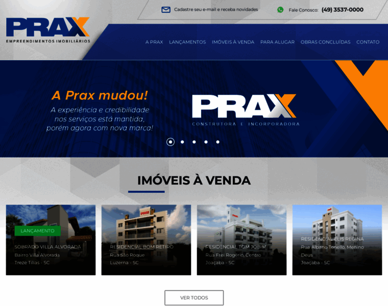 Praxconstrutora.com.br thumbnail