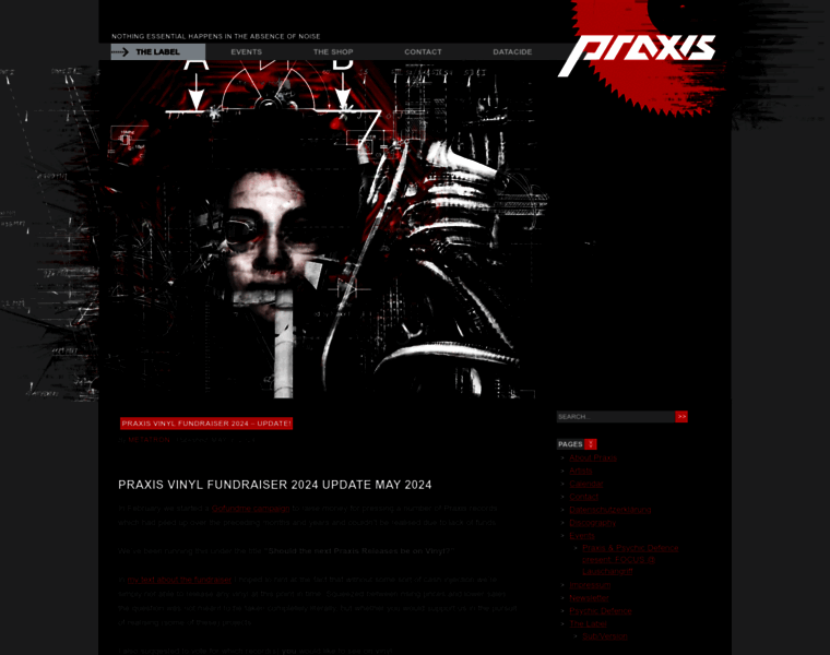 Praxis-records.net thumbnail