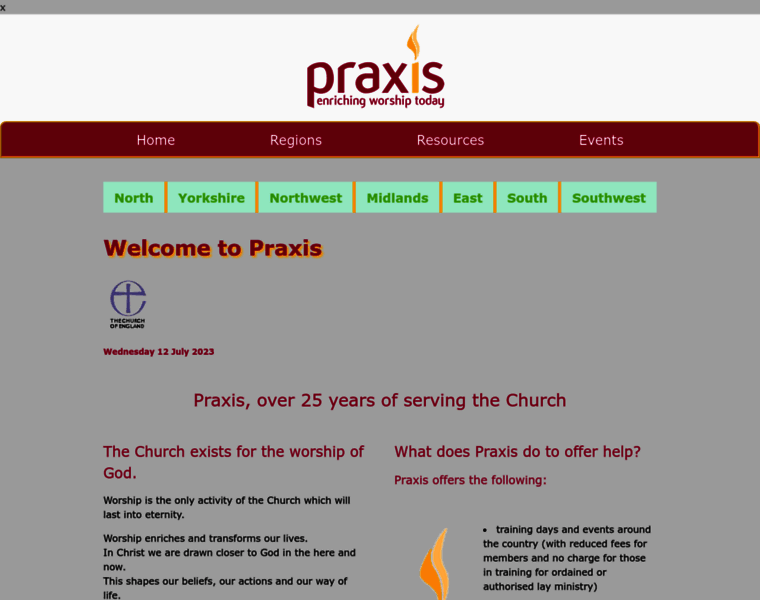 Praxisworship.org.uk thumbnail