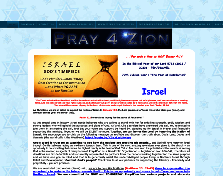Pray4zion.org thumbnail