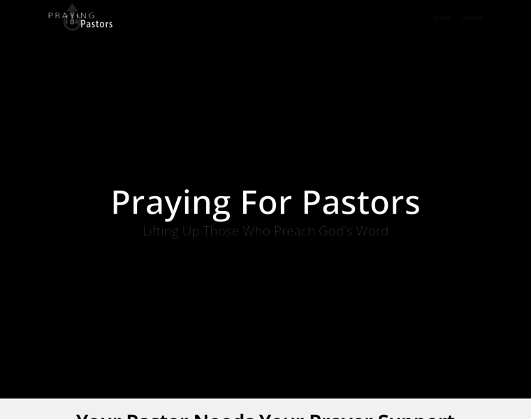 Prayingforpastors.com thumbnail