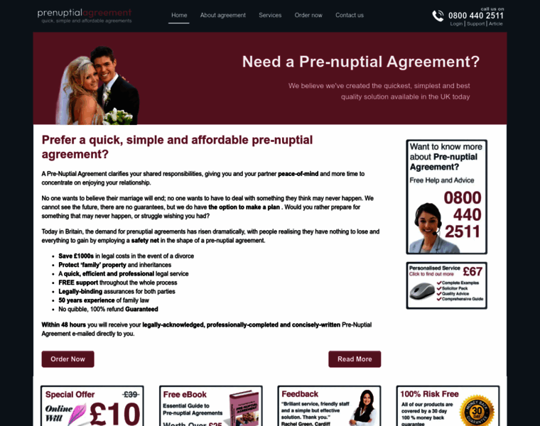 Pre-nuptial-agreement.co.uk thumbnail