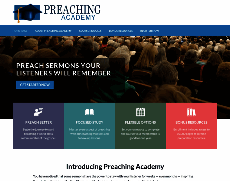 Preachingacademy.com thumbnail