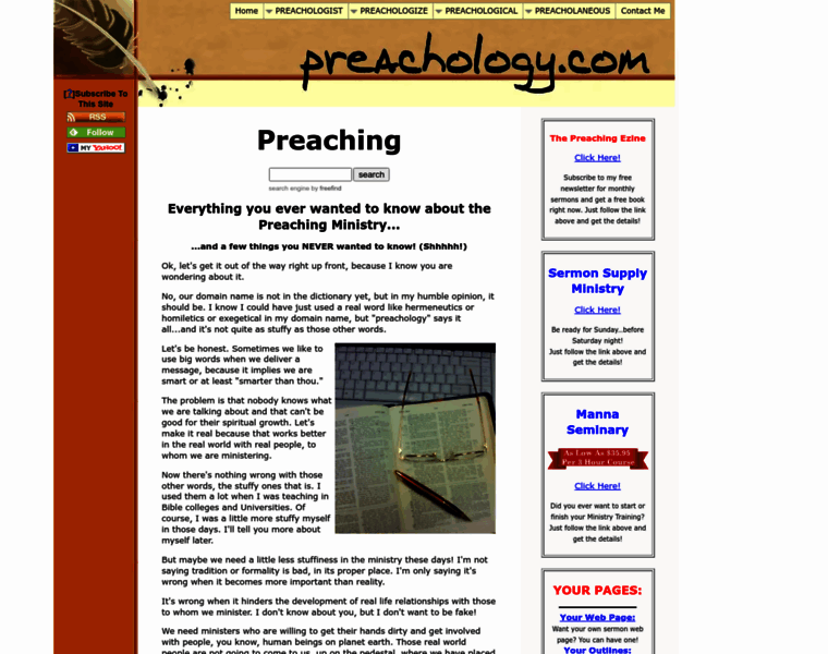 Preachology.com thumbnail
