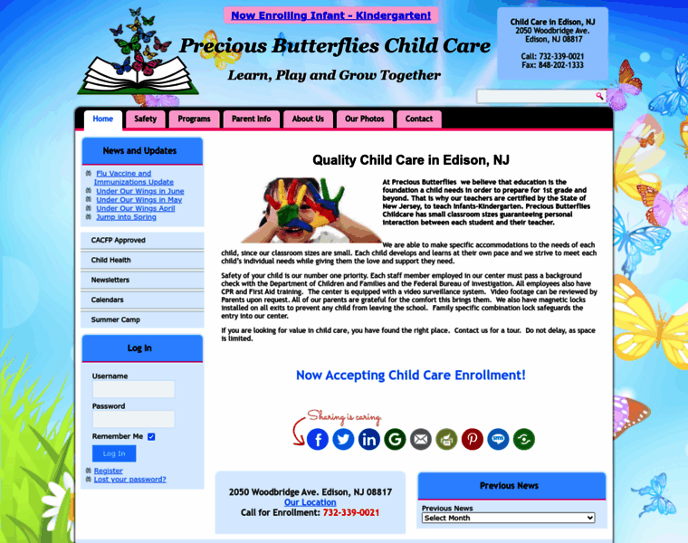Preciousbutterflieschildcare.com thumbnail