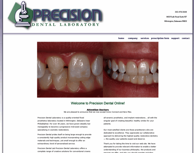 Precision-dental.com thumbnail