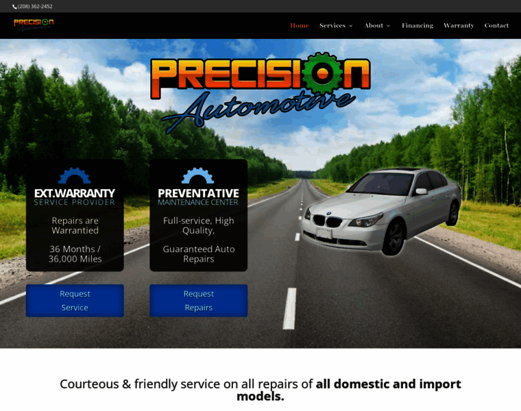 Precisionautomotiveboise.com thumbnail