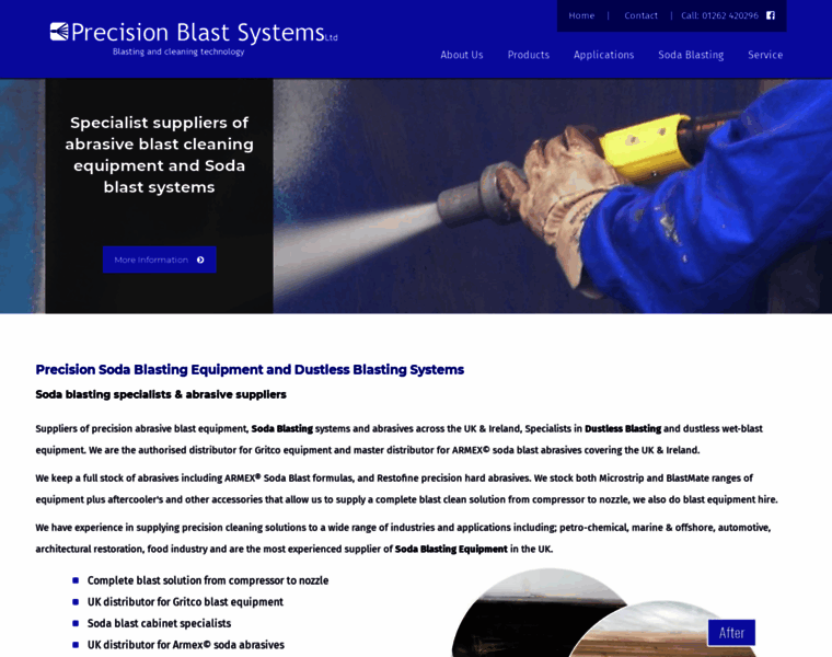 Precisionblastsystems.co.uk thumbnail