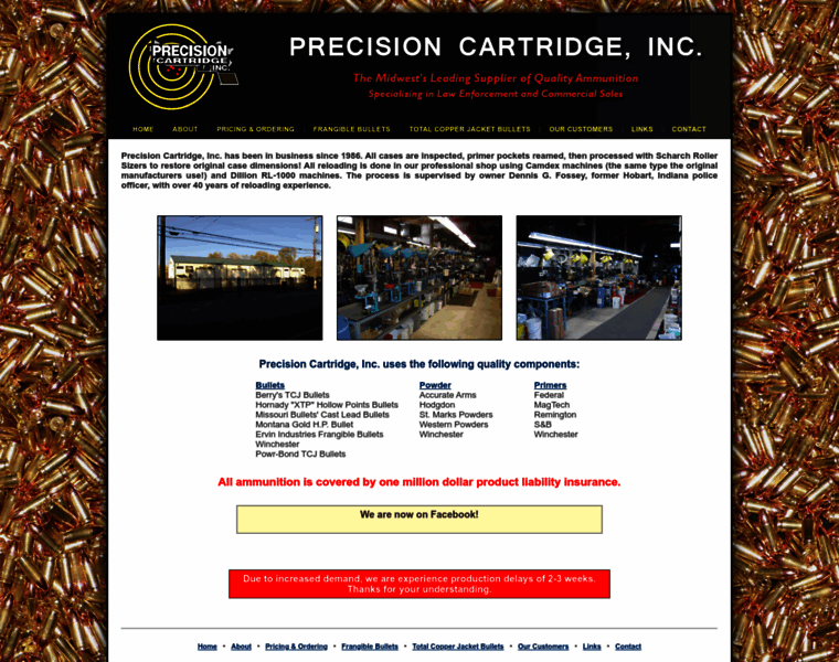 Precisioncartridge.com thumbnail