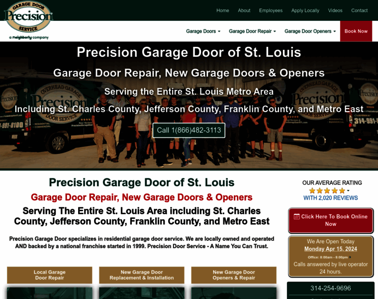 Precisiongaragedoorstl.com thumbnail Precisiongaragedoorstl.com thumbnail