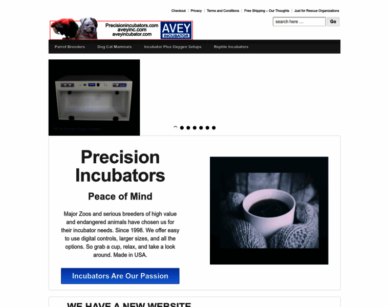 Precisionincubators.com thumbnail