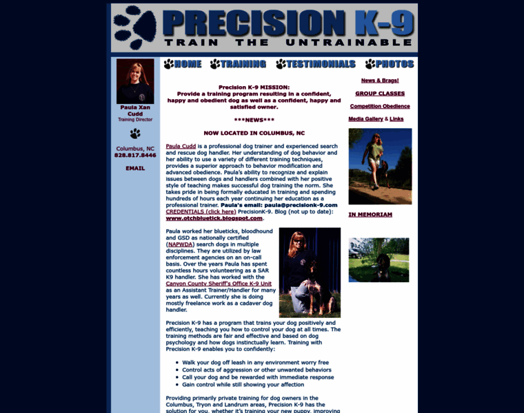 Precisionk-9.com thumbnail