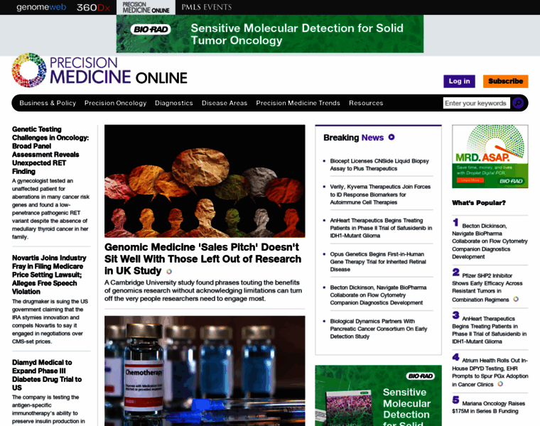 Precisionmedicineonline.com thumbnail