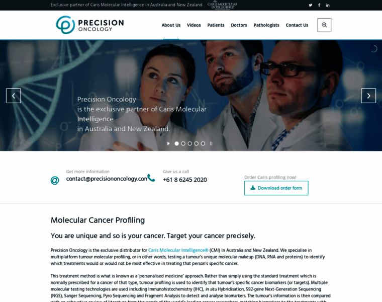 Precisiononcology.com.au thumbnail
