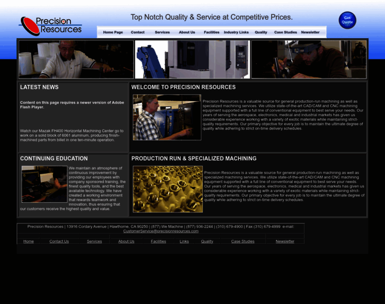 Precisionresources.com thumbnail Precisionresources.com thumbnail