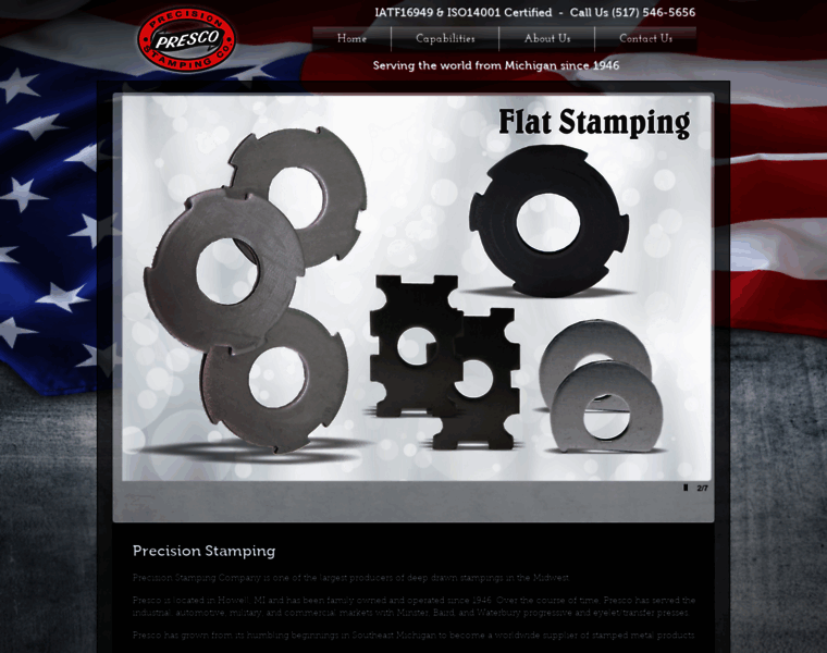 Precisionstamping.com thumbnail