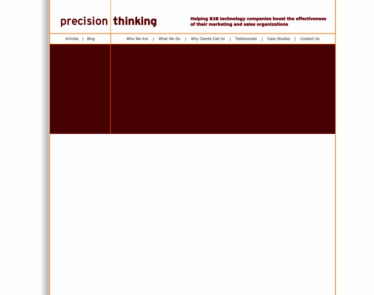 Precisionthinking.com thumbnail