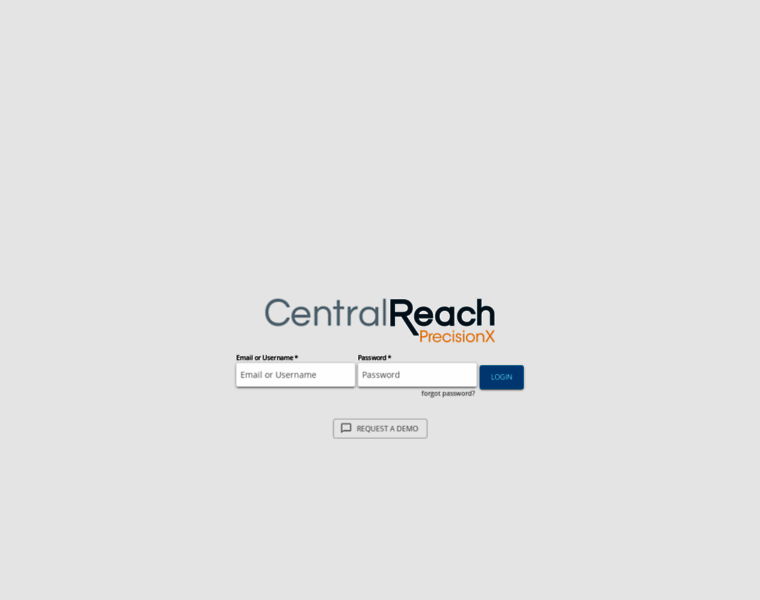Precisionx.centralreach.com thumbnail