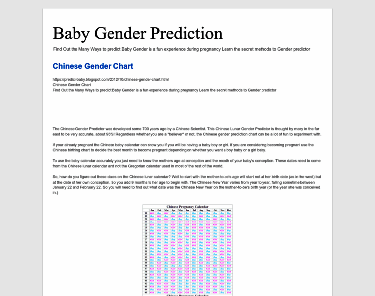 Predict-baby.blogspot.com thumbnail
