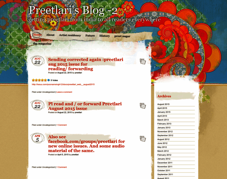 Preetlari.wordpress.com thumbnail
