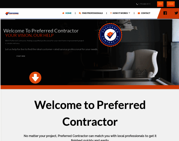 Preferredcontractor.com thumbnail
