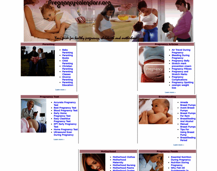 Pregnancy-calendars.org thumbnail