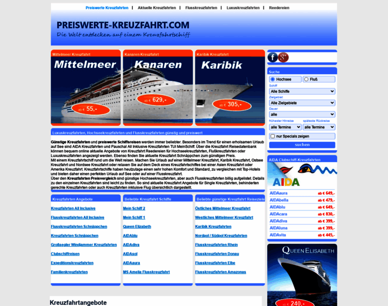 Preiswerte-kreuzfahrt.com thumbnail