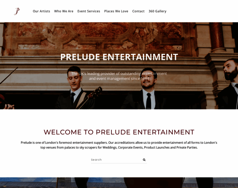 Preludeentertainment.co.uk thumbnail