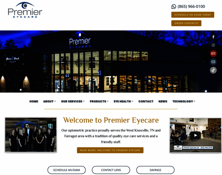 Premier-eyecare.net thumbnail