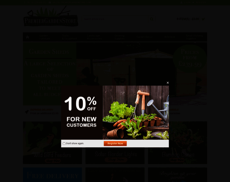 Premiergardenstore.com thumbnail