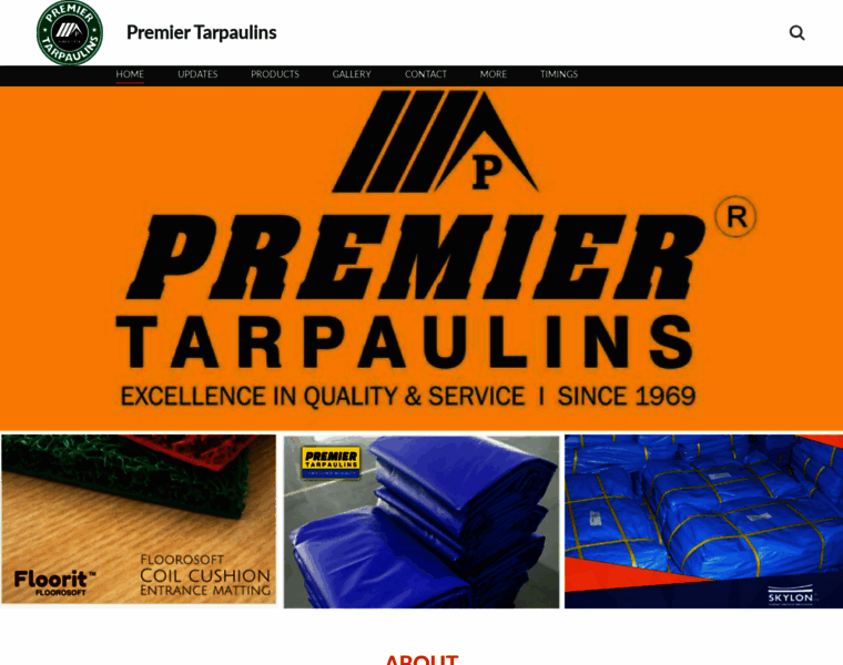 Premiertarpaulins.in thumbnail