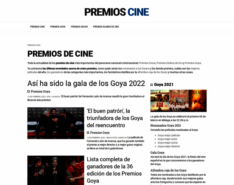 Premios-cine.com thumbnail