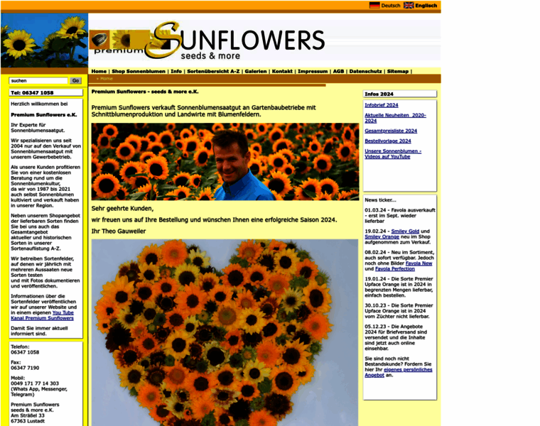 Premium-sunflowers.de thumbnail