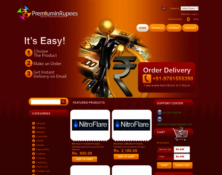 Premiuminrupees.com thumbnail
