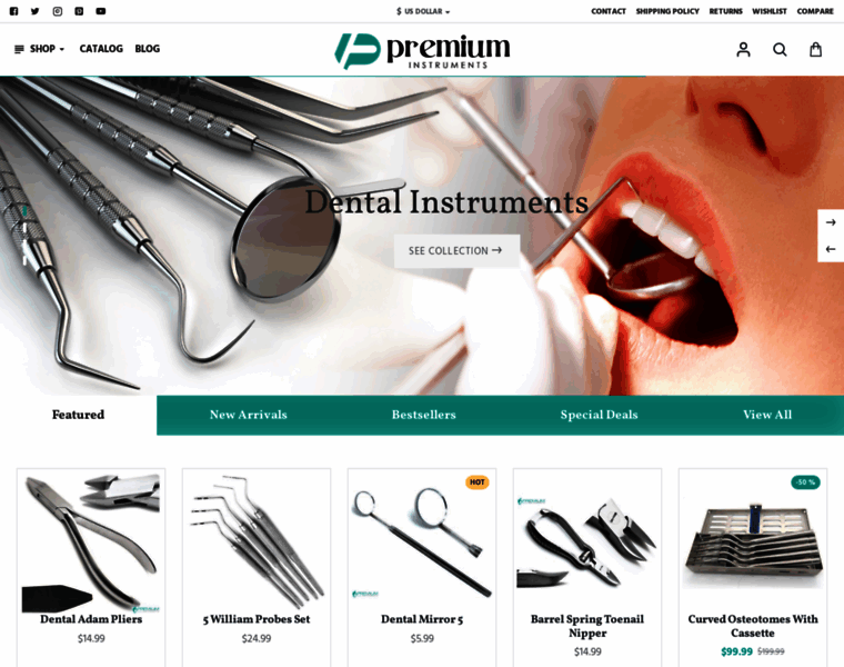 Premiuminstruments.net thumbnail