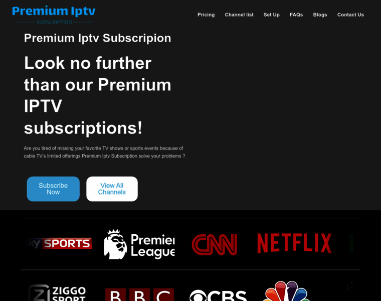 Premiumiptvsubscription.com thumbnail