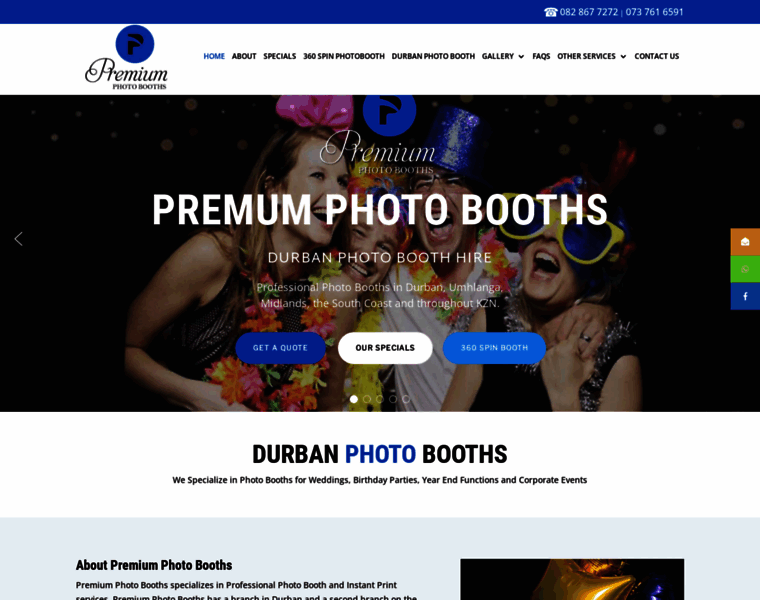 Premiumphotobooths.co.za thumbnail