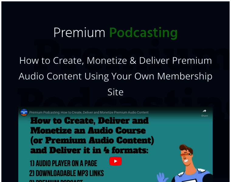 Premiumpodcasting.com thumbnail