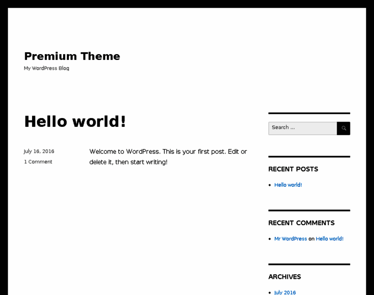 Premiumtheme.com thumbnail