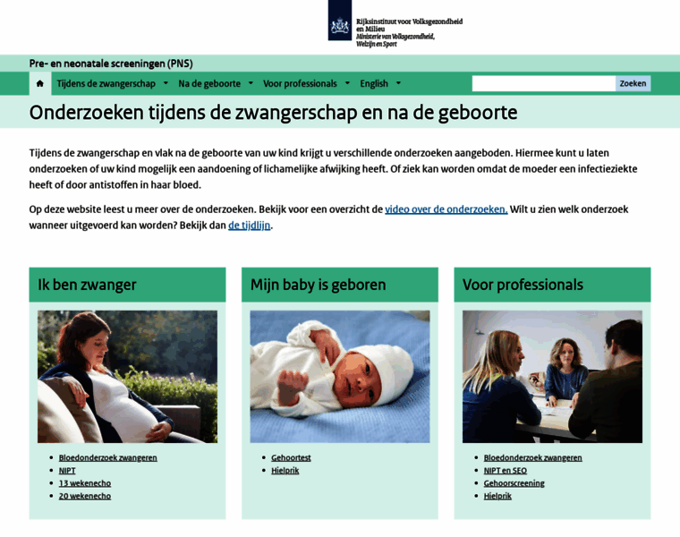 Prenatalescreening.nl thumbnail
