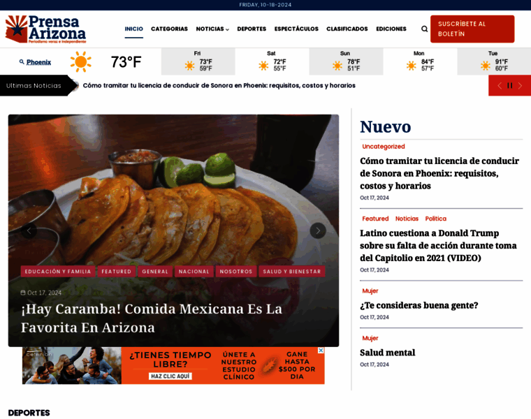 Prensaarizona.com thumbnail