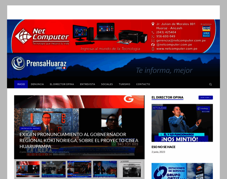 Prensahuaraz.com thumbnail