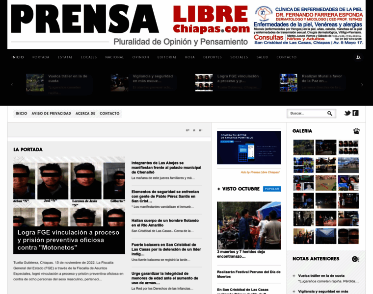 Prensalibrechiapas.com thumbnail