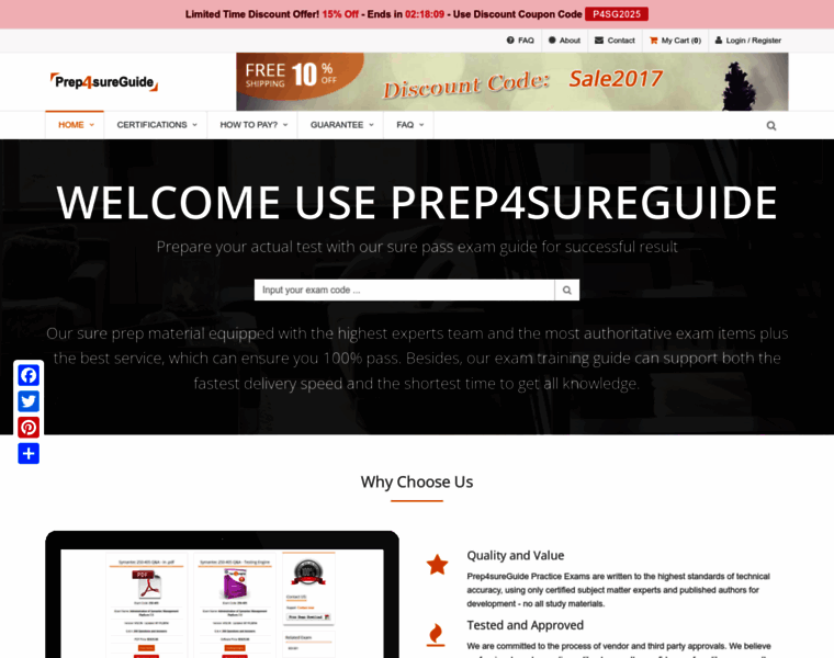 Prep4sureguide.com thumbnail Prep4sureguide.com thumbnail