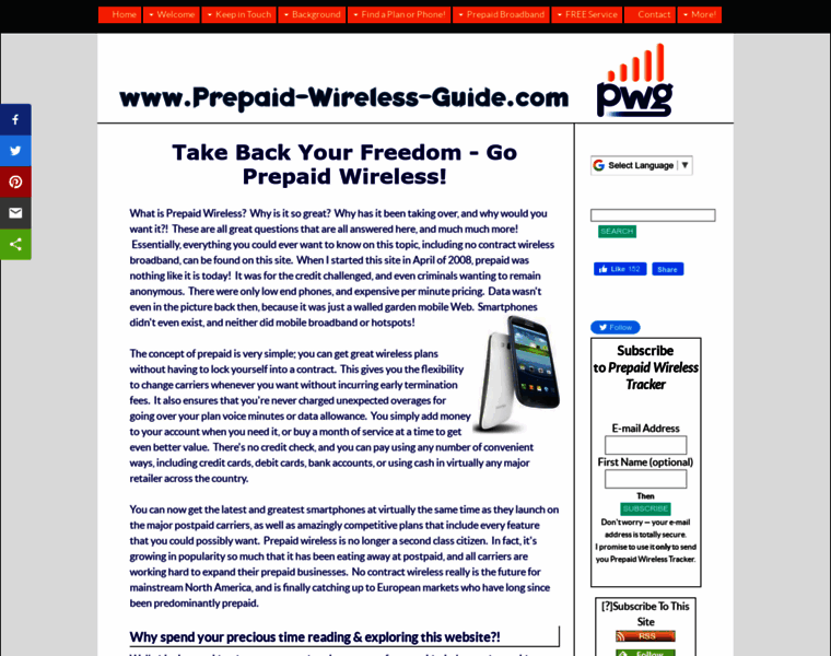 Prepaid-wireless-guide.com thumbnail