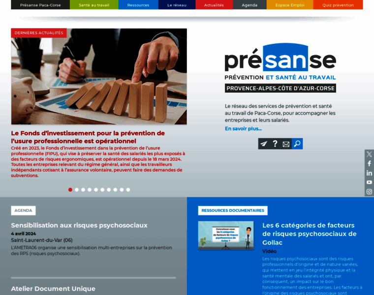 Presanse-pacacorse.org thumbnail
